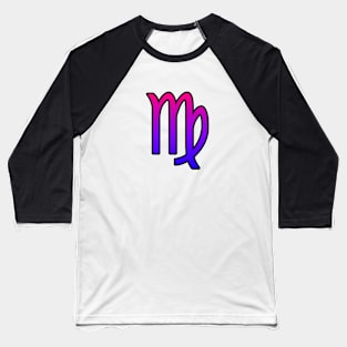 Virgo Bi Pride Symbol Baseball T-Shirt